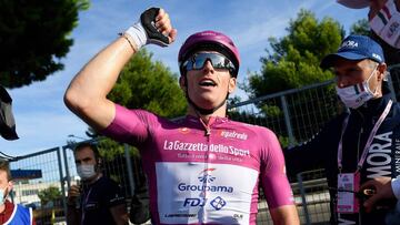 Arnaud Demare, ganador de cuatro etapas en el Giro 2020.