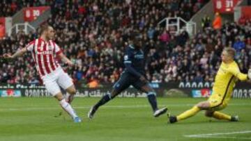 El Manchester City de Manuel Pellegrini no pudo vencer en su visita a casa de Stoke City.