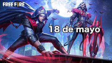 C車digos Free Fire de hoy 18 de mayo de 2021; todas las recompensas gratis