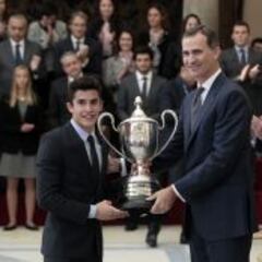 Márquez y Nairo Quintana reciben los Premios del Deporte