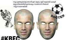 Liga India: 35.000 máscaras de Zidane contra Materazzi