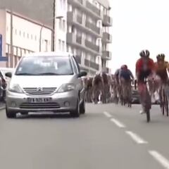 Caos en el Tour des Pyrénées, con tráfico abierto, y carrera suspendida