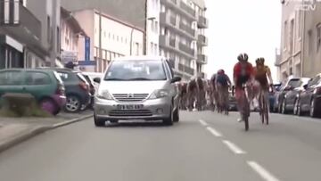 Caos en el Tour des Pyr¨¦n¨¦es, con tr¨¢fico abierto, y carrera suspendida
