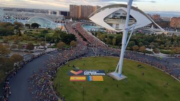 Corredores de la Marat&oacute;n de Valencia 2019.