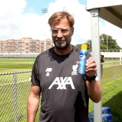 Klopp: "Factor 70 sunscreen!?" Milner: "Give it to Robbo..."