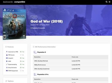 Retrocompatibilidad PS5: comprueba el rendimiento de más de 570 juegos