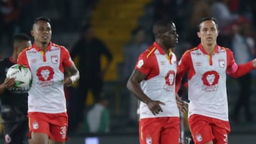 Santa Fe en partido de la Copa Águila