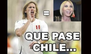 Los memes que prenden el Perú-Chile