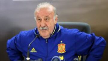 Del Bosque habló ante los medios en Cluj.