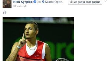 Nick Kyrgios mand&oacute; callar a sus detractores despu&eacute;s de vencer a Milos Raonic en Miami y alcanzar por primera vez las semifinales de un Masters 1.000.