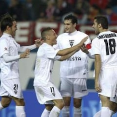 Un gol de Curto calló al Calderón y dio inicio al Atlético de Simeone