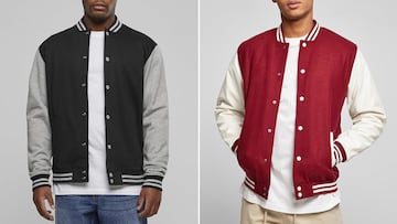 Chaqueta universitaria para hombre