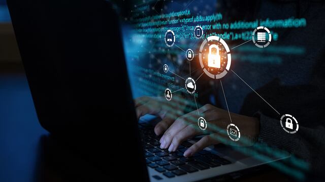 Cybersecurity IT engineers are working on protecting networks from cyber attacks from hackers on the Internet. Secure access to online privacy