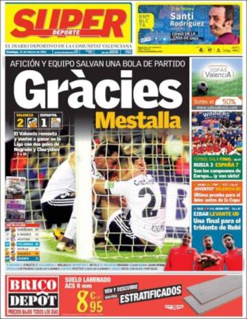 Portadas de la prensa mundial