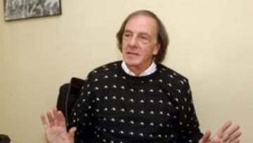 Menotti, durante una entrevista.