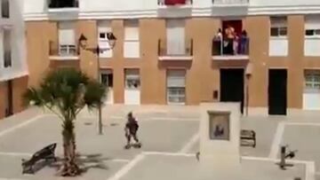 ¡Salió a trabajar al hospital y todo el vecindario la aplaudió!