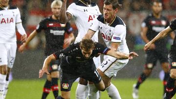 Leverkusen y Tottenham empatan sin goles en Alemania