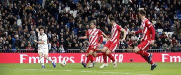 Lucas Vázquez anotó el 1-1 a pase de Odriozola.