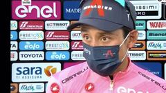 Egan Bernal explica su estrategia para consolidarse lider en el Giro