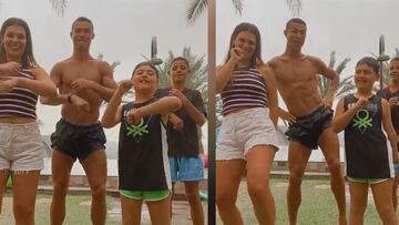 Cristiano muestra sus dotes bailando junto a su familia