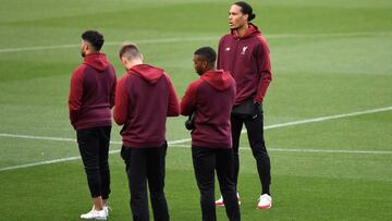 Jugadores del Liverpool