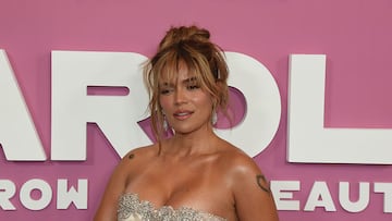 Karol G at the "Karol G: Tomorrow Was Beautiful" New York screening held at The Whitby Hotel on May 06, 2025 in New York, New York. (Photo by Steve Eichner/Variety via Getty Images)