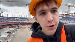 Un youtuber ‘se cuela’ en el Camp Nou: vean al detalle el estado de las obras como nunca hasta ahora
