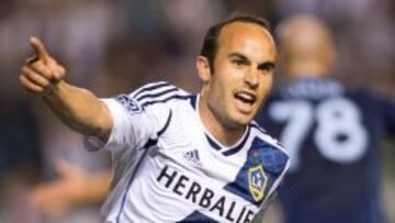 Donovan cuando jugaba con los LA Galaxy.
