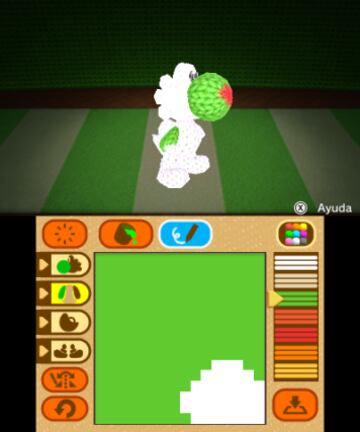 Captura de pantalla - Poochy &amp; Yoshi&#039;s Woolly World (3DS)