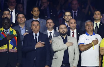 Karol G, Léo Santana y un gran número de artistas le dieron inicio al torneo de selecciones más importante de Sudamérica en el estadio Morumbí. 