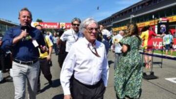 Ecclestone, en Spa-Francorchamps.