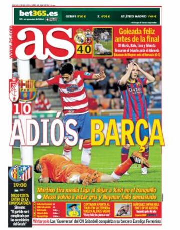 Las portadas de AS de abril