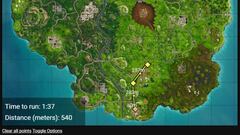 Crean una app para Fortnite que calcula tiempos y distancias