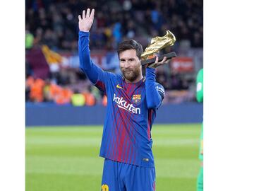 Messi, Bota de Oro.