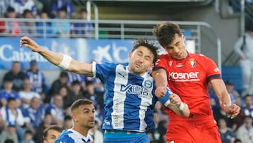 Garcés contra Osasuna.