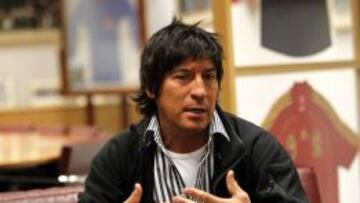 El exjugador del Real Madrid Iván Zamorano.