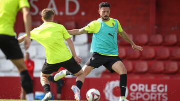 23-10-24. JESÚS BERNAL, EN UN ENTRENAMIENTO EN MAREO.