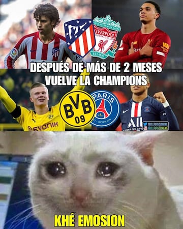 Los memes más divertidos de la jornada de Champions