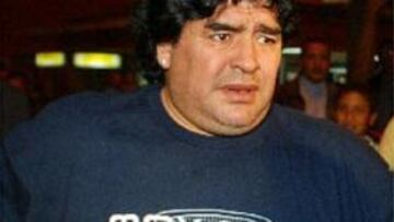 <B>ESPLÉNDIDO.</B> Según el doctor que le ha operado, el estado físico y anímico de Maradona al abandonar la clínica era espléndido.