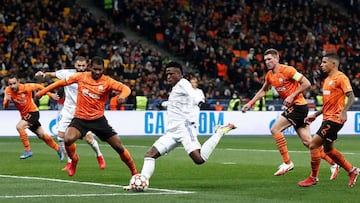 19/10/21 PARTIDO FASE DE GRUPOS CHAMPIONS LEAGUE
SHAKHTAR DONETSK - REAL MADRID
TERCER GOL VINICIUS JUNIOR 0-3
PUBLICADA 21/10/21 NA MA04 4COL