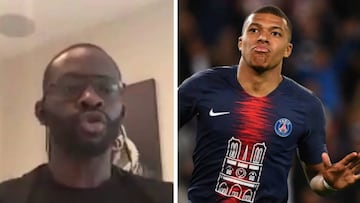 Saha sobre Mbappé: "Cuando lo vi pensé que era un maestro"