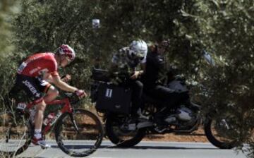 Ligthart  durante la quinta etapa de La Vuelta Ciclista a España 2014 en su 69 edición, de 183,3 kilómetros, que ha comenzado en el municipio cordobés de Priego de Córdoba y termina en la localidad malagueña de Ronda. 

