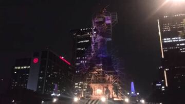 El Ángel de la Independencia no pudo ver un festejo más del Tri