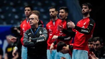 Jordi Ribera, en el partido ante Chile.
