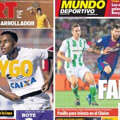 Prensa de Barcelona: el bético Fabián suena cada vez más fuerte