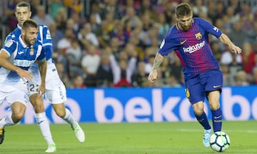 Jugada del gol 1-0 de Leo Messi