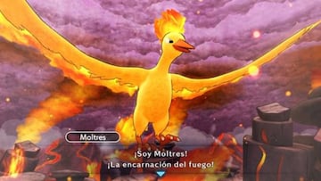 Moltres en Pokémon Mundo Misterioso: equipo de rescate DX