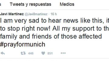 Perfil de Twitter de Javier Martínez.