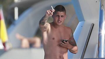 Verratti, en Ibiza.