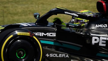 Lewis Hamilton (Mercedes W14). Hungaroring, Hungr¨ªa. F1 2023.